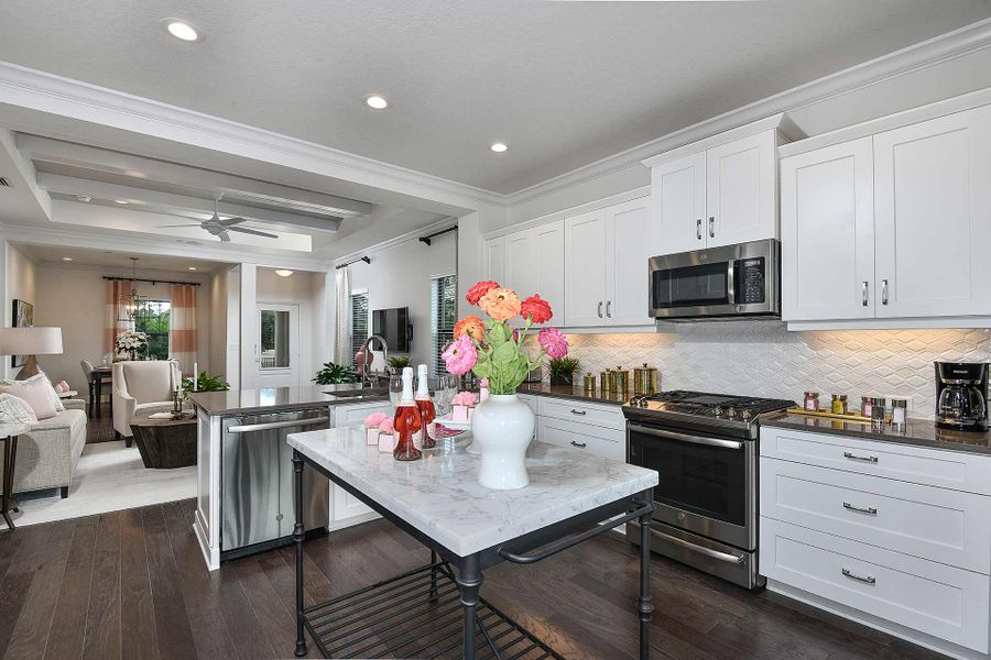 Representative furnished interior of a home built from the Liberty 4 by Neal Communities in Vicenza, Venice (Image 14).