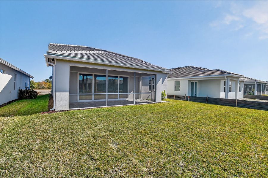 Exterior details and patio area of a home in Harbor Isle, Vero Beach (Image 35). Exterior details and patio area of a home in Harbor Isle, Vero Beach (Image 35).