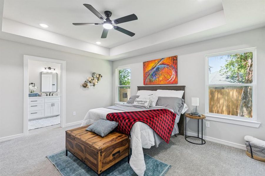 Furnished interior view inside a new home in , Terrell (Image 24).