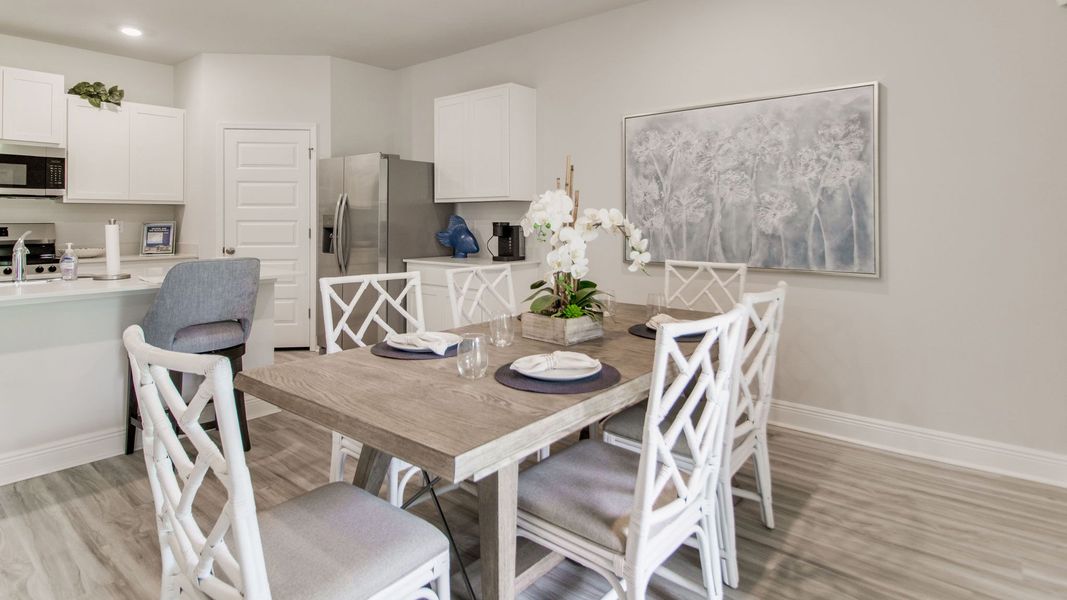 Furnished interior view inside a new home in Ashton Park Phase III, Freeport (Image 8).