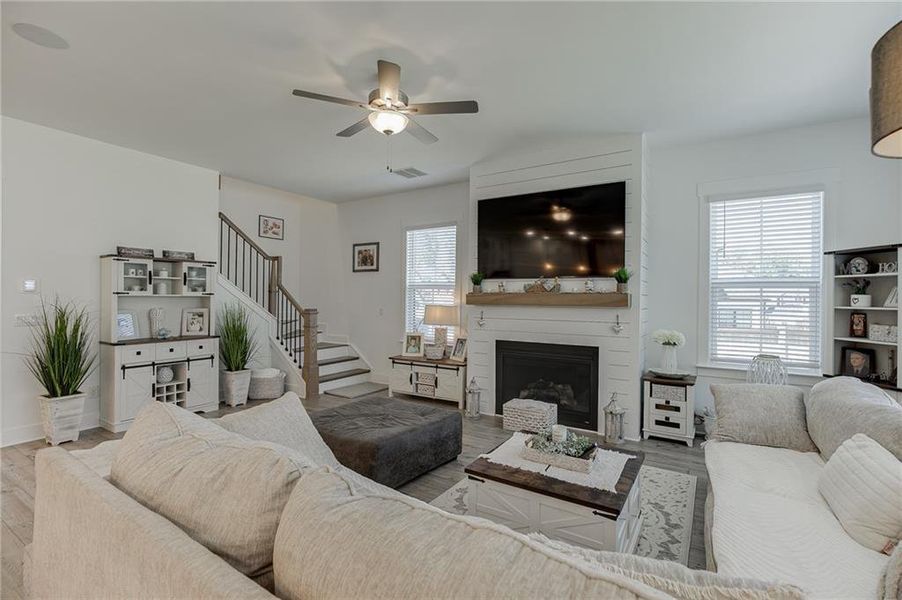 Furnished interior view inside a new home in , Cumming (Image 39).