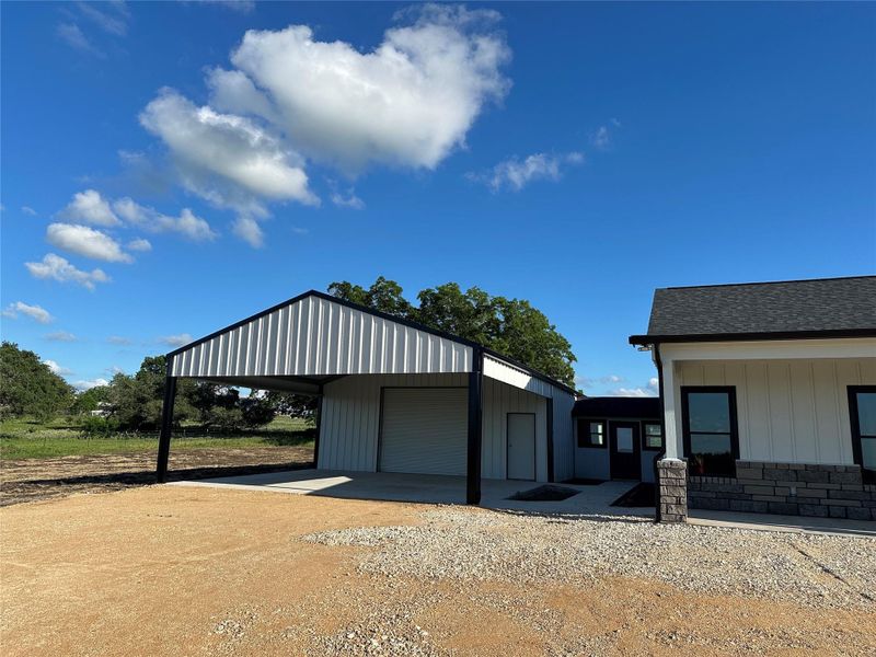 Exterior details and patio area of a home in , Schulenburg (Image 3).