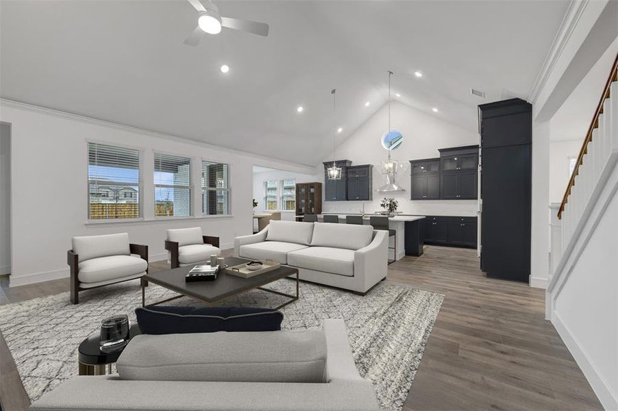 Furnished interior view inside a new home in Timberbrook, Justin (Image 26).