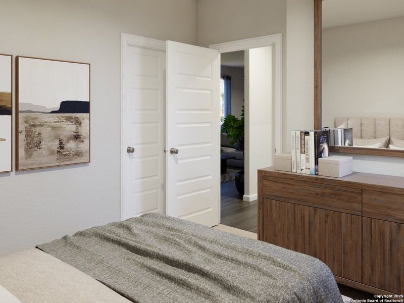 Furnished interior view inside a new home in Katzer Ranch, Converse (Image 11).