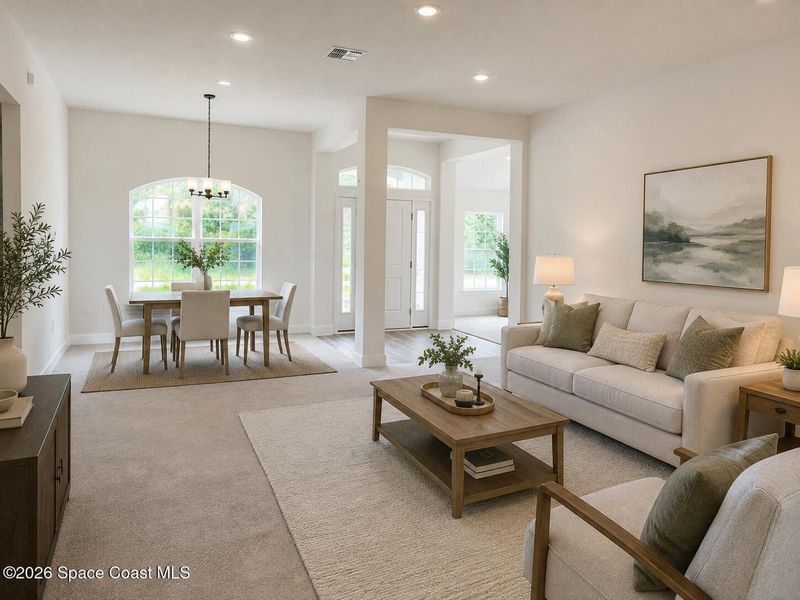 Furnished interior view inside a new home in Palm Bay, Palm Bay (Image 6).