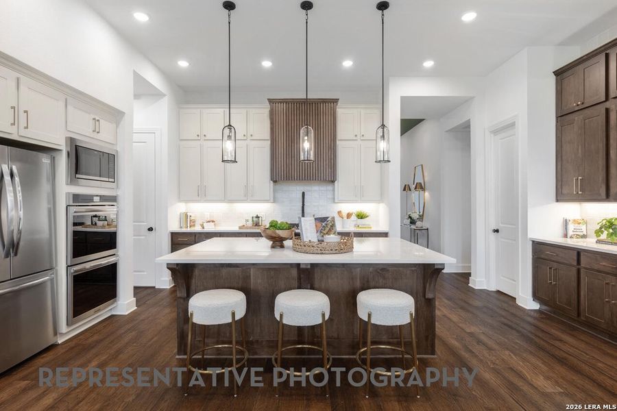 Furnished interior view inside a new home in Hallie's Cove, Schertz (Image 9).