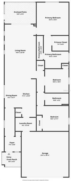 2D floor plan layout of this home in Del Webb Minneola, Minneola, FL (Image 5). 2D floor plan layout of this home in Del Webb Minneola, Minneola, FL (Image 5).
