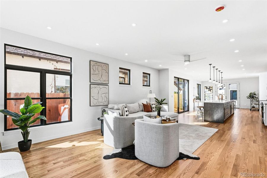 Furnished interior view inside a new home in , Denver (Image 19).