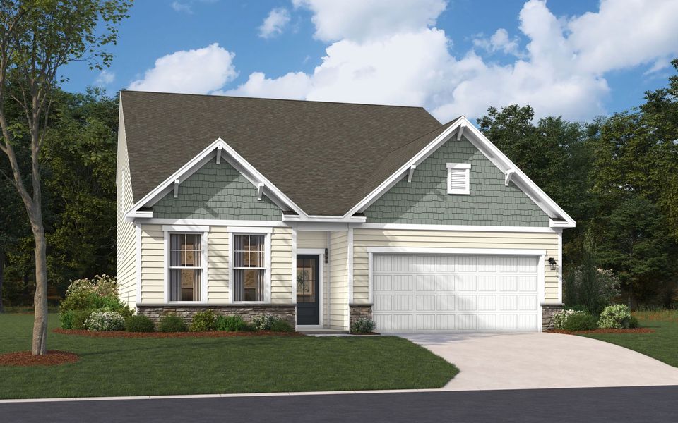 Representative exterior photo of a completed home built from the The Jefferson by Stanley Martin Homes in Green Tree Place, Anderson, SC (Image 17).