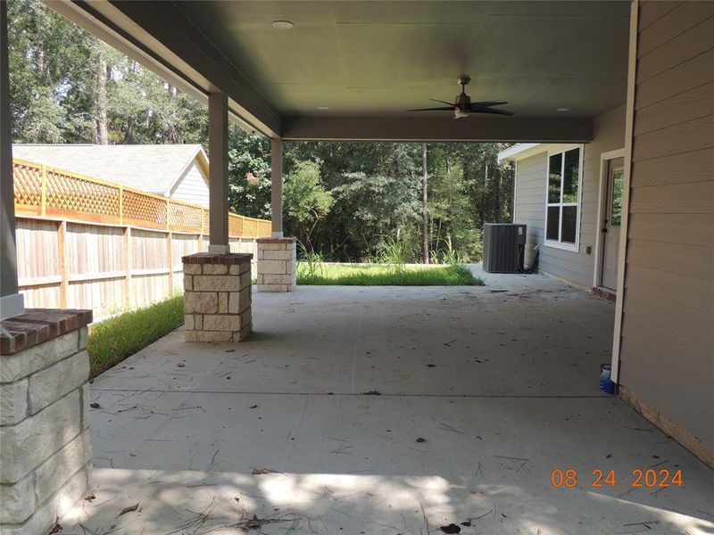 Large Covered Patio