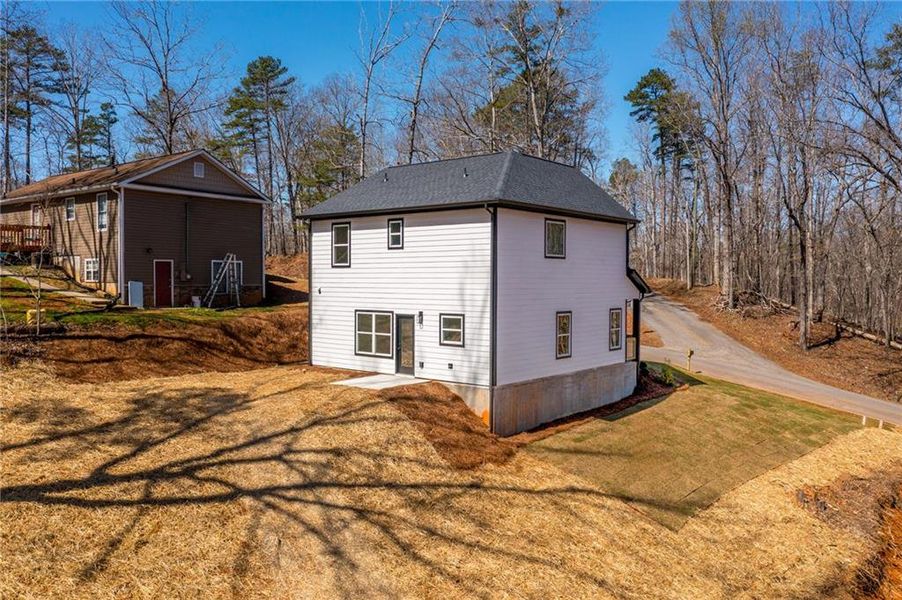 Exterior details and patio area of a home in , Murrayville (Image 23). Exterior details and patio area of a home in , Murrayville (Image 23).