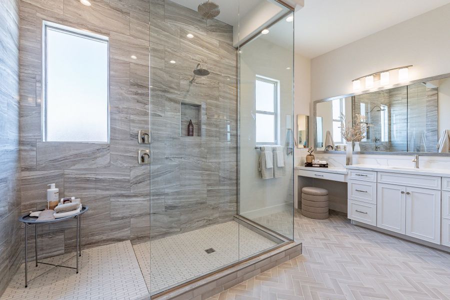 Representative furnished interior of a home built from the Hacienda Series - Cinnabar by Brightland Homes in Canyon Views - Hacienda, Litchfield Park (Image 30).