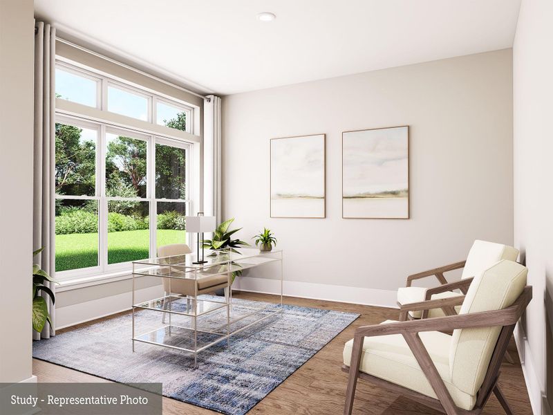 Furnished interior view inside a new home in Easthaven at Bridgeland Central - Vision Collection, Cypress (Image 26). Furnished interior view inside a new home in Easthaven at Bridgeland Central - Vision Collection, Cypress (Image 26).