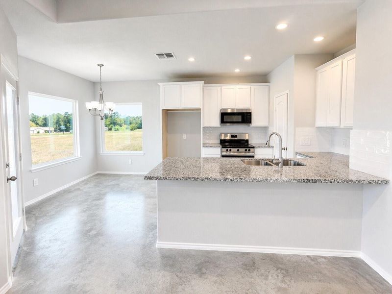 Furnished interior view inside a new home in , Trinity (Image 5).