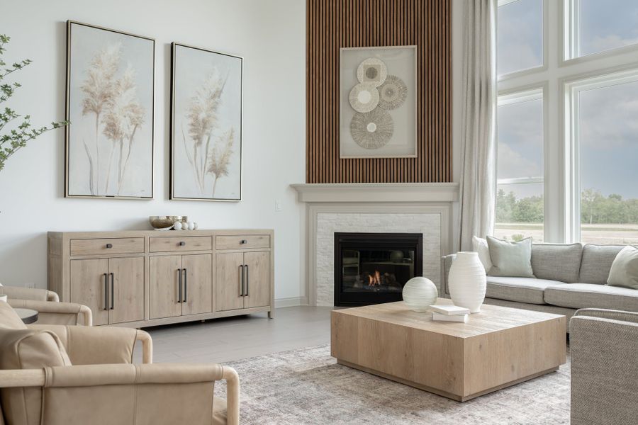 Representative furnished interior of a home built from the Avery by Fischer Homes in Twin Lakes, Hoschton (Image 10).