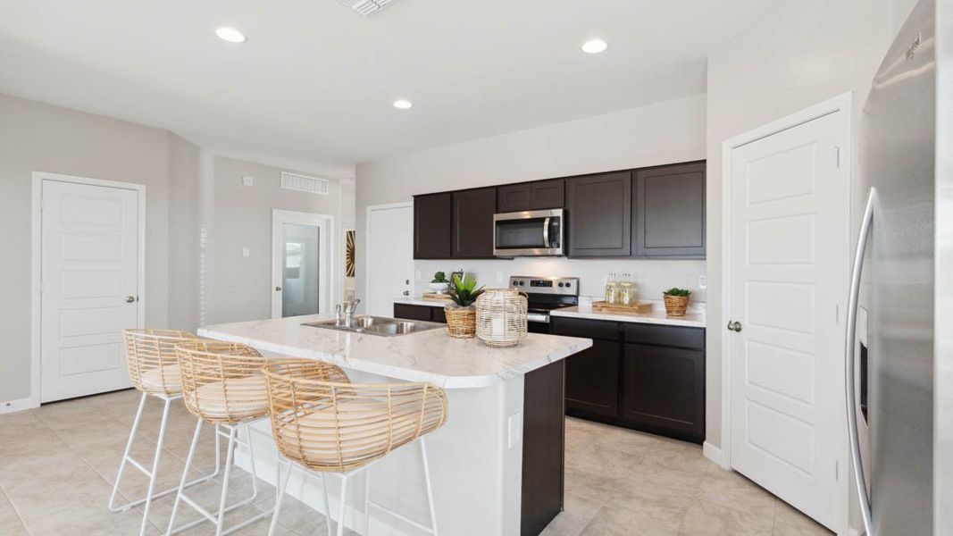 Furnished interior view inside a new home in Sorrento, Maricopa (Image 6). Furnished interior view inside a new home in Sorrento, Maricopa (Image 6).