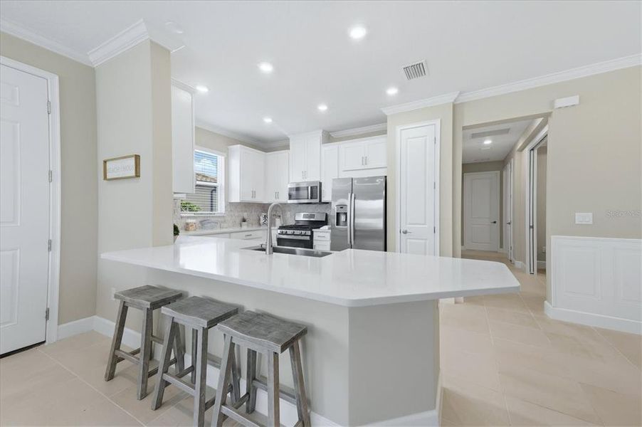 Furnished interior view inside a new home in , Sarasota (Image 18). Furnished interior view inside a new home in , Sarasota (Image 18).