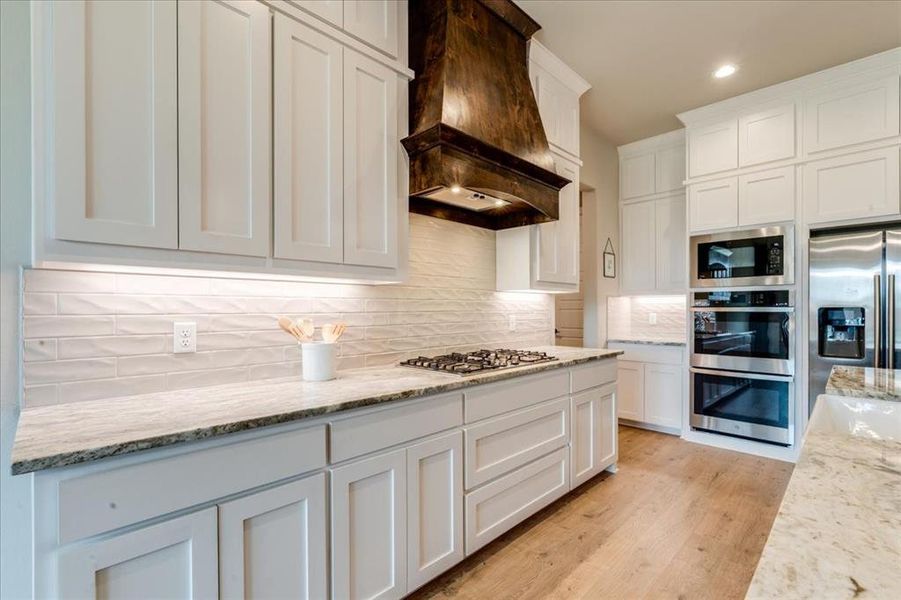 Furnished interior view inside a new home in , Godley (Image 7).