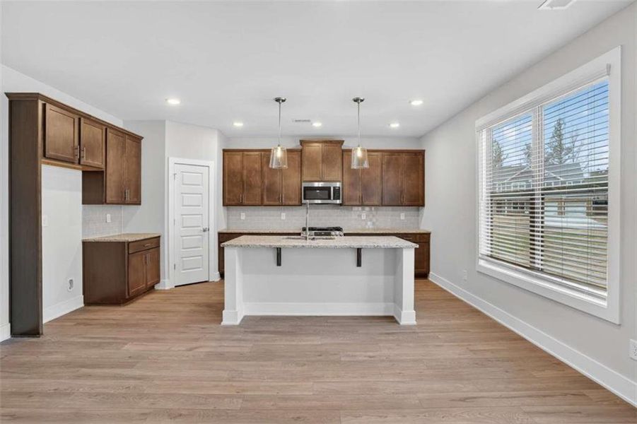 Furnished interior view inside a new home in The Fairways at Mirror Lake, Villa Rica (Image 5).
