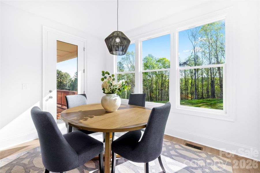 Furnished interior view inside a new home in , Statesville (Image 6). Furnished interior view inside a new home in , Statesville (Image 6).