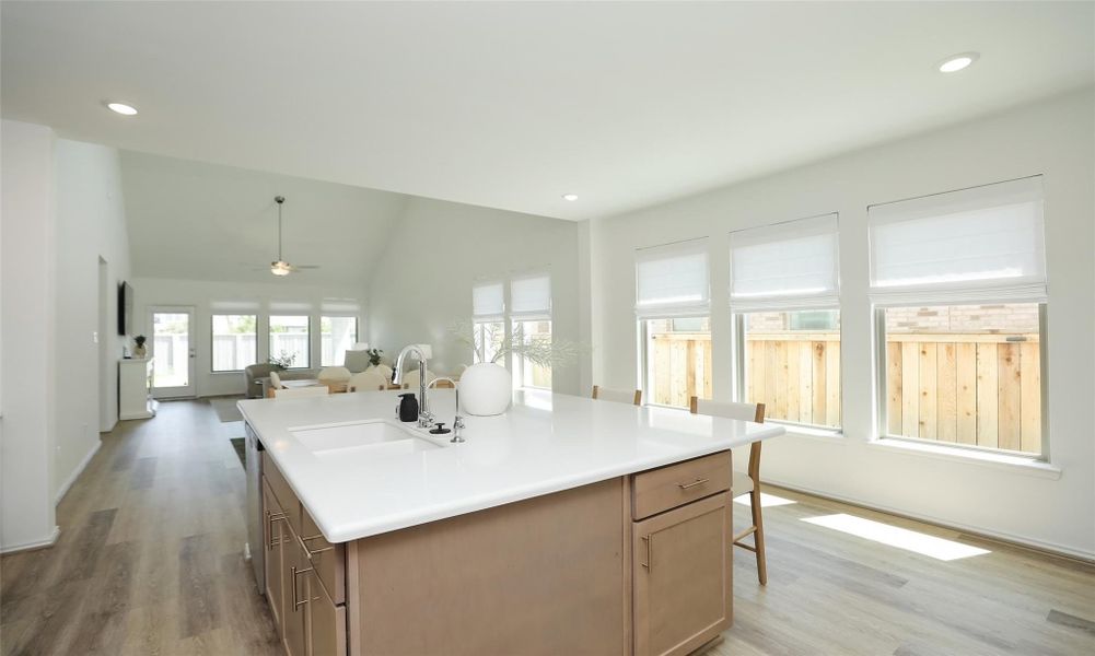 Furnished interior view inside a new home in , Cypress (Image 17).