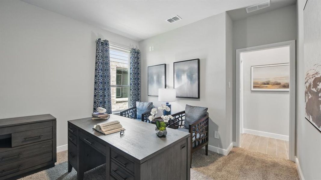 Furnished interior view inside a new home in Rock Creek West, Fort Worth (Image 31).