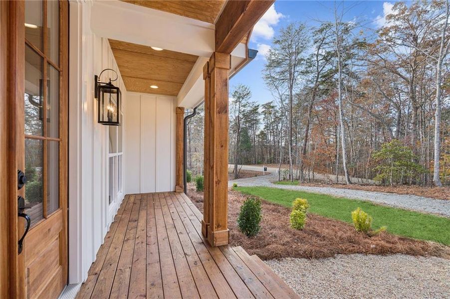 Exterior details and patio area of a home in , Dahlonega (Image 20).