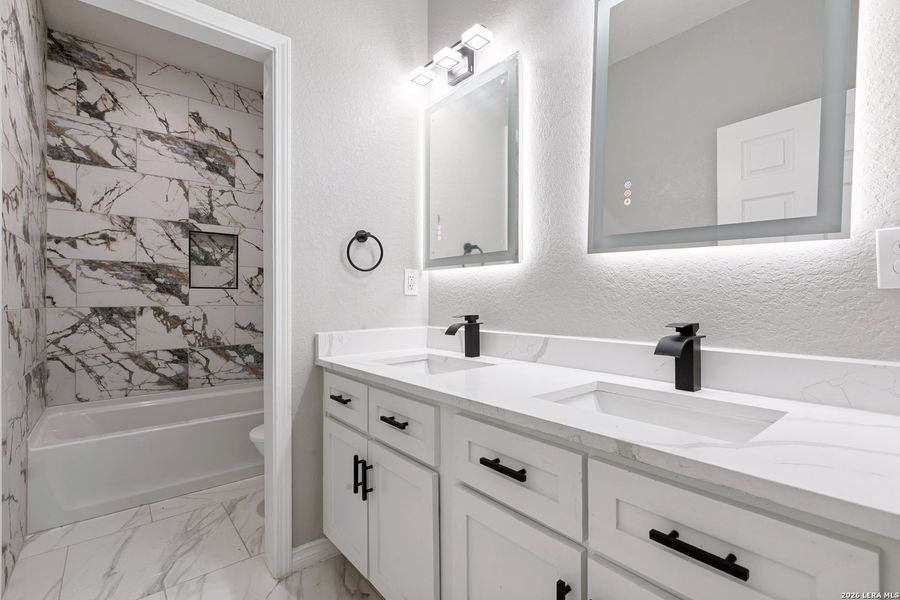 Furnished interior view inside a new home in , Poteet (Image 7).