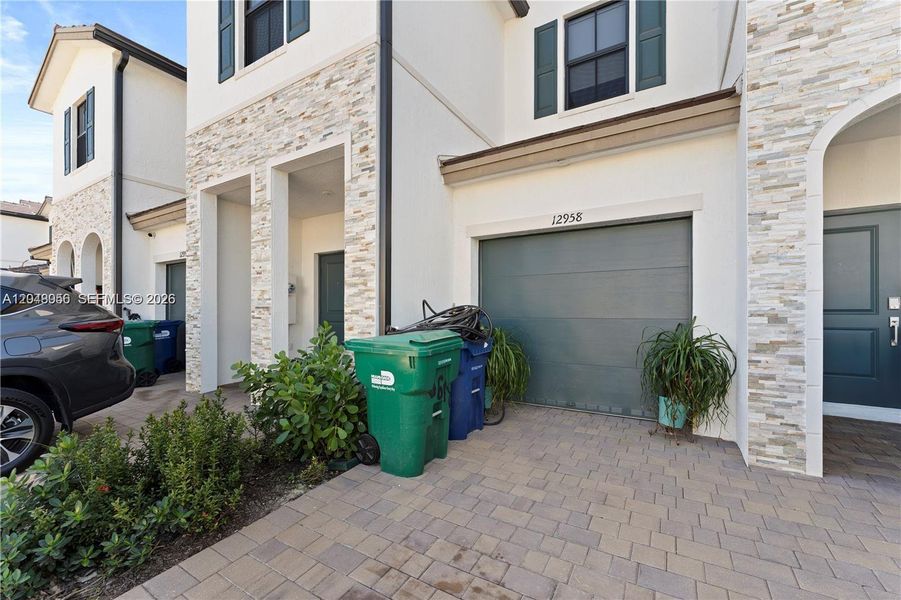 Exterior details and patio area of a home in , Miami (Image 4). Exterior details and patio area of a home in , Miami (Image 4).