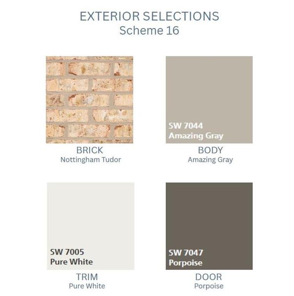 Sample of building materials used in homes in Ashbury Commons, Powder Springs (Image 4).