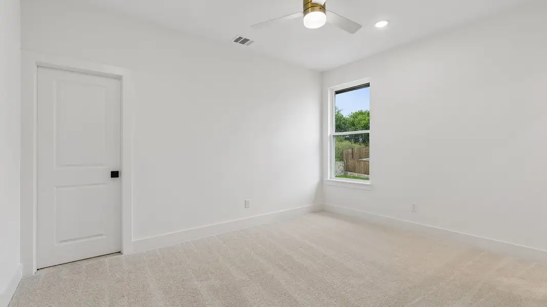 Spacious, unfurnished interior of a new home in Windsong Ranch 71' Series, Prosper (Image 23). Spacious, unfurnished interior of a new home in Windsong Ranch 71' Series, Prosper (Image 23).