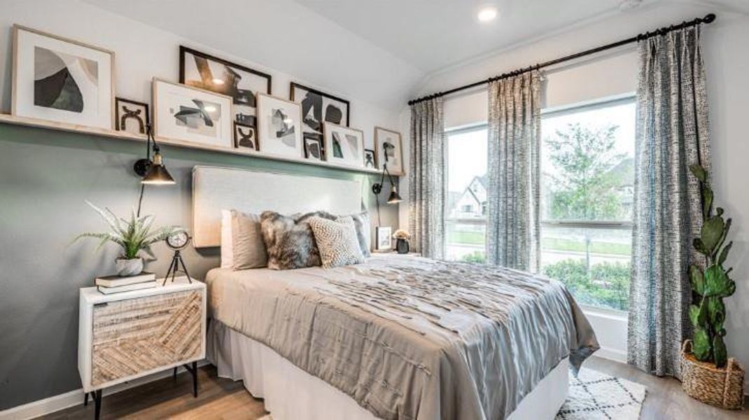 Furnished interior view inside a new home in Winward Cove, Katy (Image 18).