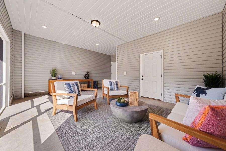 The Radcliffe - Covered Outdoor Living Patio The Radcliffe - Covered Outdoor Living Patio