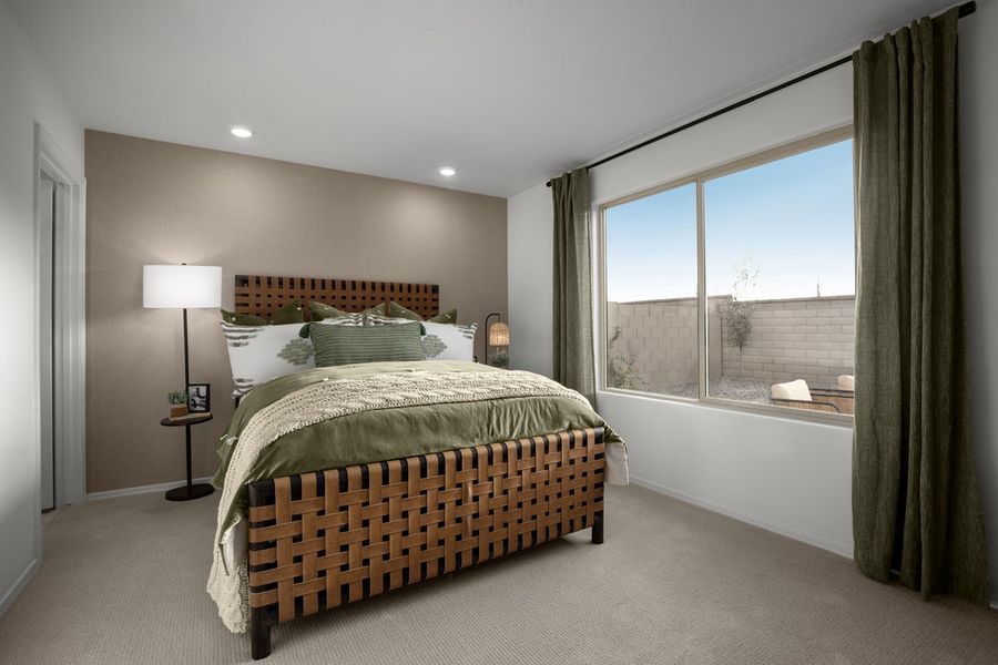 Representative furnished interior of a home built from the 1383 Modeled by KB Home in Mirador Ridge Blossom, Tucson (Image 5).