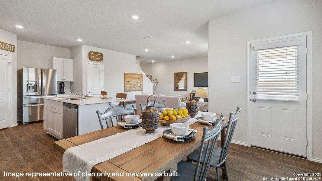 Furnished interior view inside a new home in Redbird Ranch, San Antonio (Image 26).