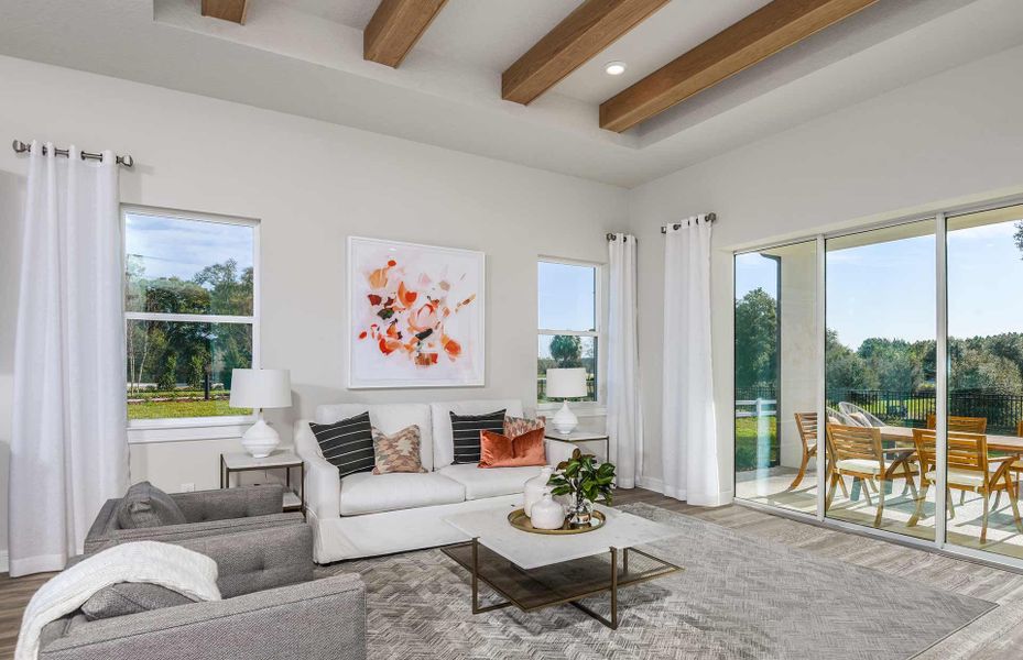 Furnished interior view inside a new home in Avondale at Avenir, Palm Beach Gardens (Image 12). Furnished interior view inside a new home in Avondale at Avenir, Palm Beach Gardens (Image 12).