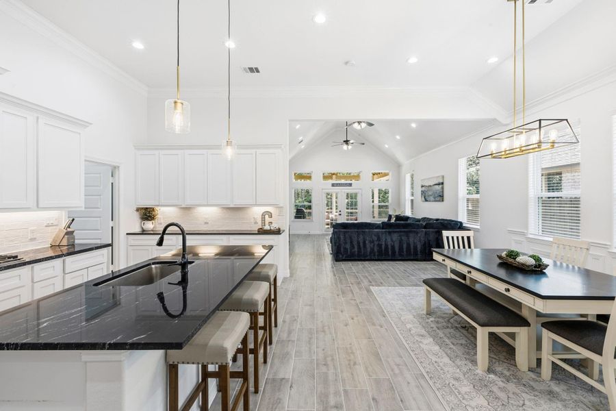 Furnished interior view inside a new home in , Anahuac (Image 6).