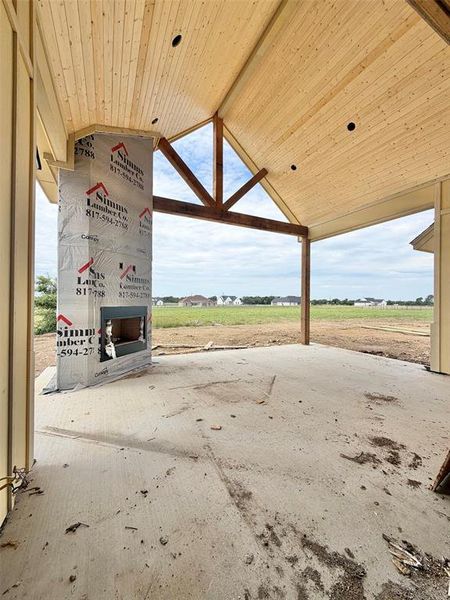 In-progress construction of a new home in , Weatherford, TX (Image 3).