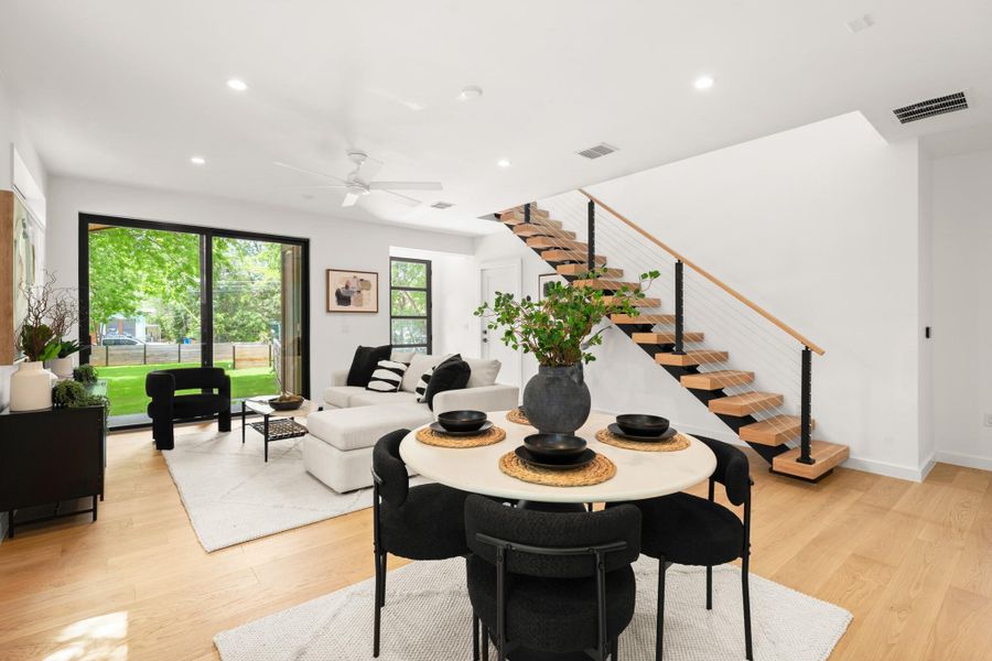 Furnished interior view inside a new home in , Austin (Image 26).