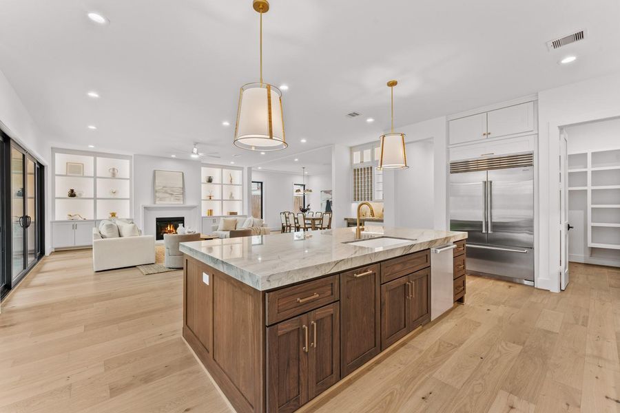 Furnished interior view inside a new home in , West University Place (Image 14).