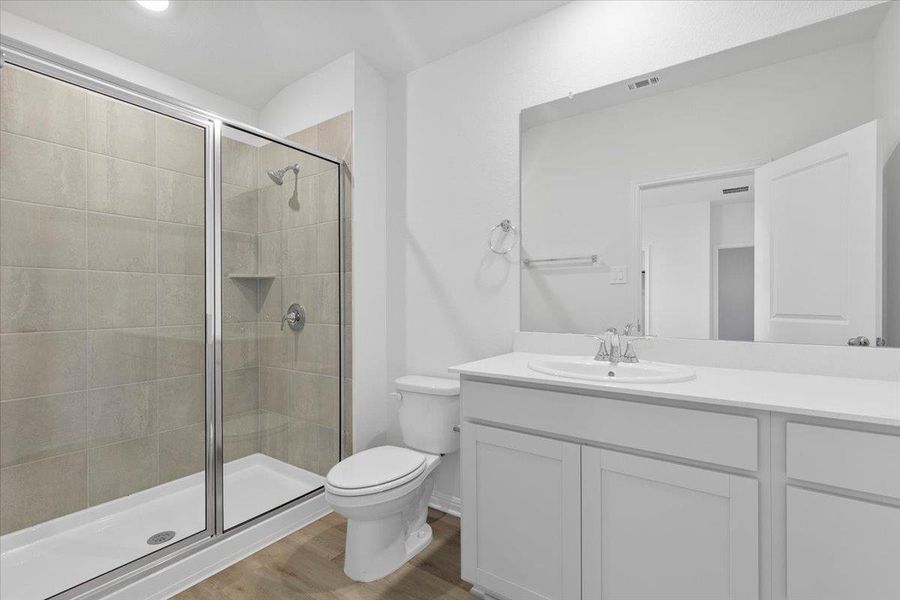 Furnished interior view inside a new home in Waterstone Crossing, Kyle (Image 3). Furnished interior view inside a new home in Waterstone Crossing, Kyle (Image 3).