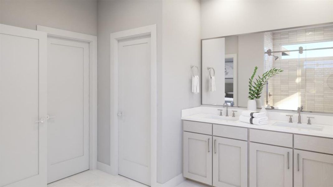 Furnished interior view inside a new home in , Kyle (Image 11).