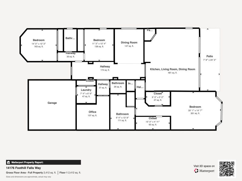 14176 Foothill Falls Way - Floor 1 14176 Foothill Falls Way - Floor 1