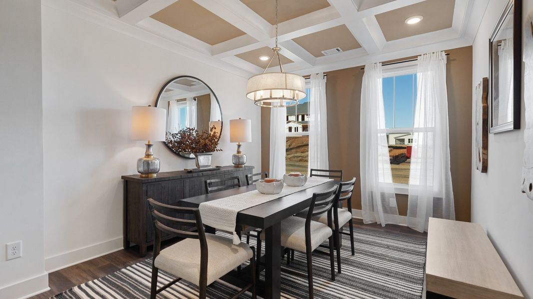 Furnished interior view inside a new home in Harrier Point, Woodruff (Image 5).