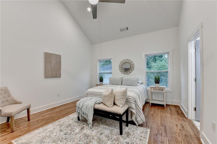 Furnished interior view inside a new home in , Atlanta (Image 8).