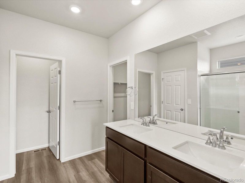 Furnished interior view inside a new home in Poudre Heights: The Lakes Collection, Windsor (Image 7).