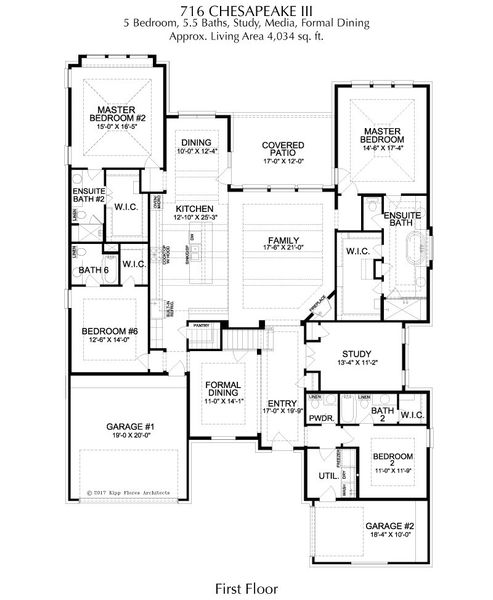 2D floor plan layout for the Chesapeake III by Landon Homes in Signature 74s, Frisco, TX (Image 18). 2D floor plan layout for the Chesapeake III by Landon Homes in Signature 74s, Frisco, TX (Image 18).