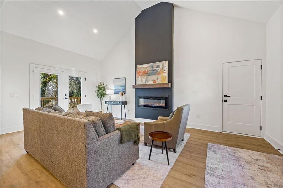 Furnished interior view inside a new home in , Atlanta (Image 18). Furnished interior view inside a new home in , Atlanta (Image 18).