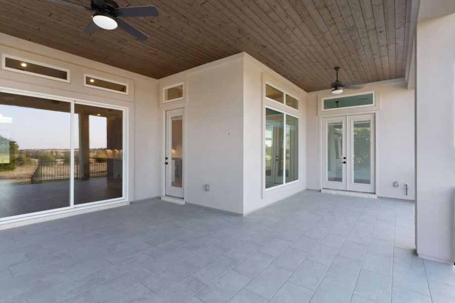 Exterior details and patio area of a home in Feathergrass, Florence (Image 41).