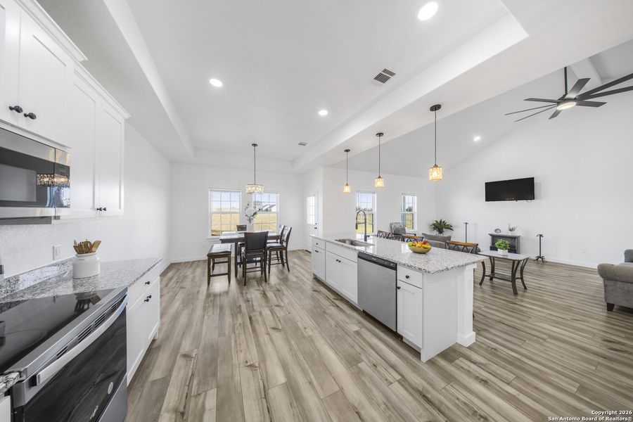 Furnished interior view inside a new home in , Floresville (Image 7).